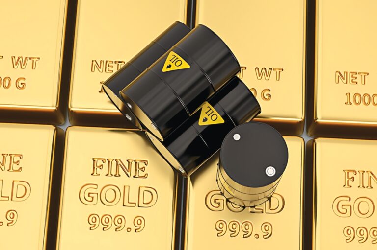 أسعار-⁧‫النفط‬⁩-تقفز-بنحو-6%-والذهب-يتجاوز-3460-دولارًا