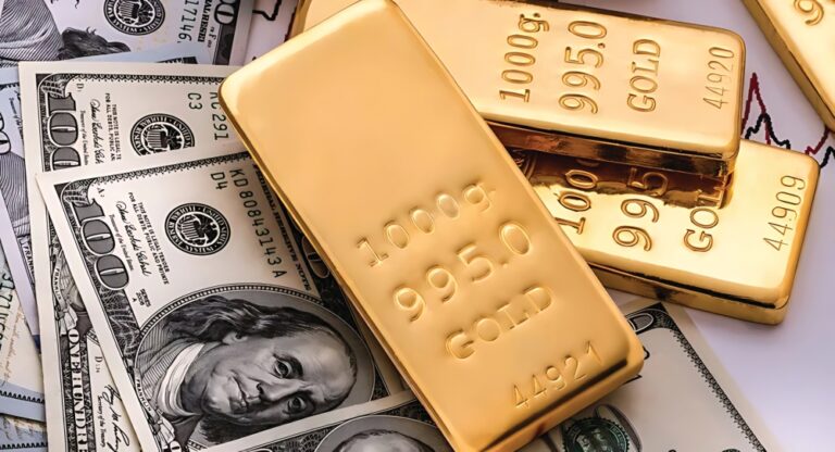 الذهب-في-أسبوع.-المعدن-الأصفر-ينهي-التعاملات-على-ارتفاع-أمام-قوة-الدولار