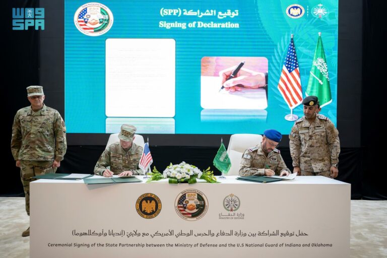 وزارة-الدفاع-والحرس-الوطني-الأمريكي-يوقعان-اتفاقية-شراكة-عسكرية