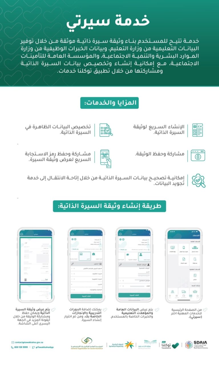 تدعم-مسيرتك-المهنية.-اعرف-مميزات-خدمة-“سيرتي”-من-“توكلنا”