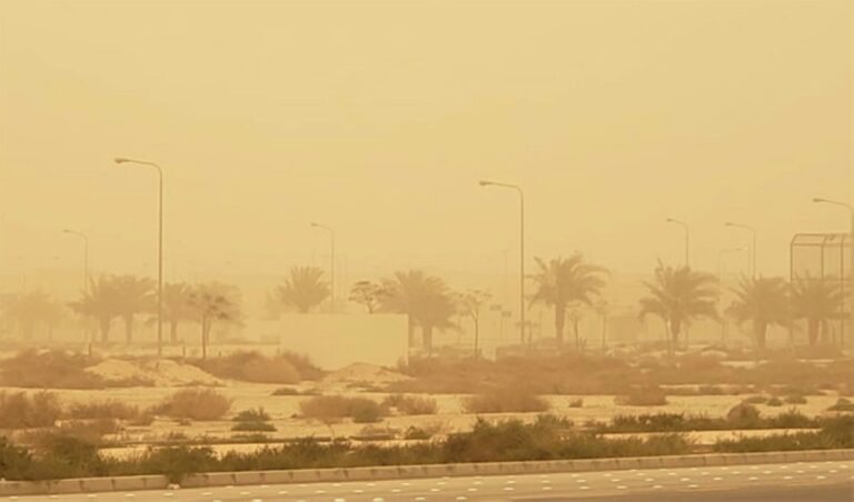 طقس-المنطقة-الشرقية.-أتربة-مثارة-على-حفر-الباطن