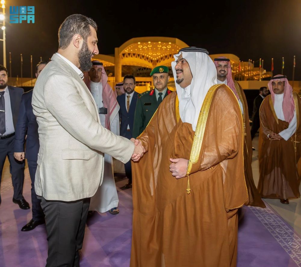 الرئيس-السوري-يغادر-الرياض-وفي-مقدمة-مودعيه-نائب-أمير-المنطقة