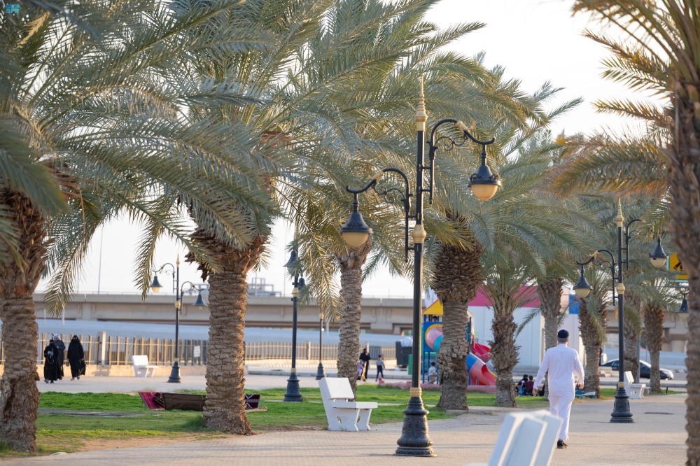 زراعة-36-ألف-شجرة.-حدائق-عرعر-تستقبل-الزوار-مع-اعتدال-الأجواء