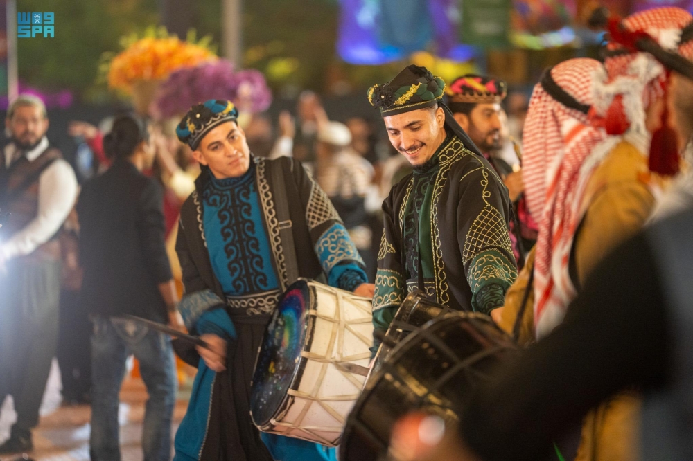 عروض-فنية-وأركان-تراثية.-تدشين-فعاليات-ثقافة-الشام-في-“انسجام-عالمي”