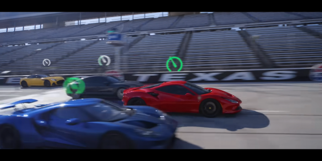 سيارة-التصوير-تفاجئ-السيارات-الخارقة-في-سباق-استعراضي-غير-متوقع