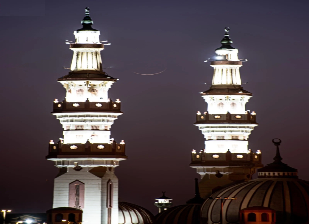 اقتران-الزهرة-بهلال-رمضان-يزيّن-سماء-الحدود-الشمالية