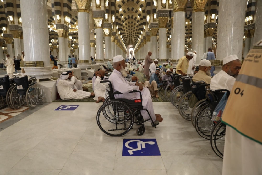 مصليات-مجهزة-ومصاعد-كهربائية.-أهم-خدمات-ذوي-الإعاقة-في-المسجد-النبوي