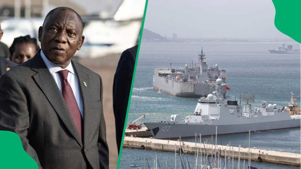 رامابوزا يفتح تحقيق بشأن مشاركة إيران في مناورة بحرية بجنوب إفريقيا