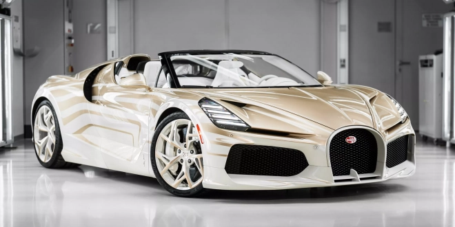 بوقاتي تكشف عن نسخة “لا بيرل رار” ميسترال W16 بطلاء يدوي حصري