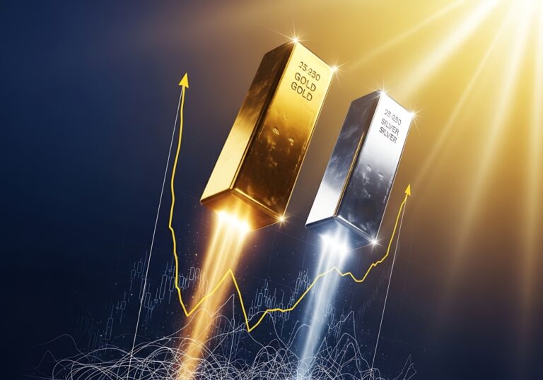 الذهب-والفضة-يغلقان-على-ارتفاع-مع-استمرار-توترات-الشرق-الأوسط