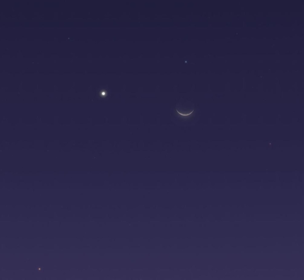 اقتران-القمر-بالمشتري-ورأسي-التوأم-يزين-سماء-الحدود-الشمالية