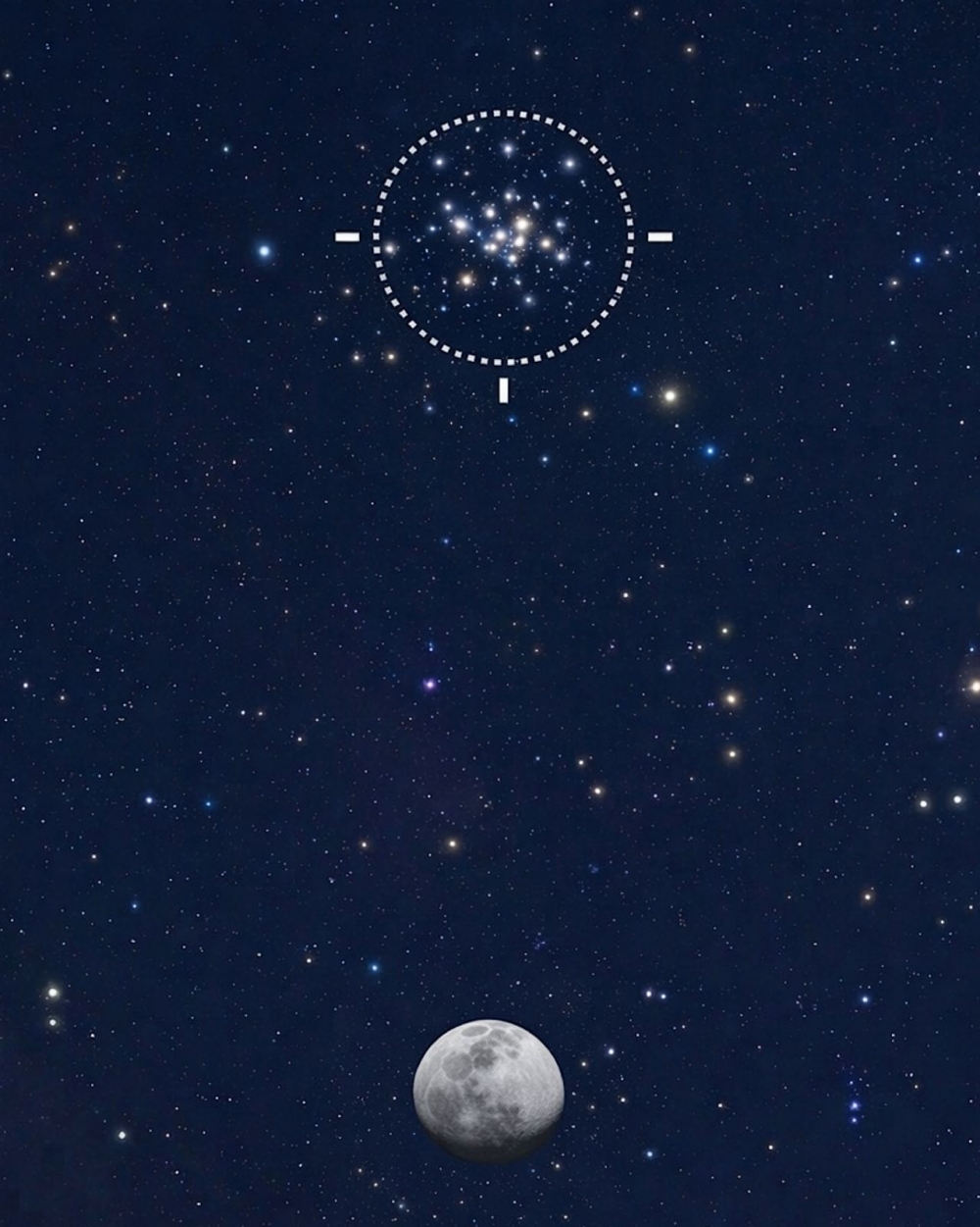 فلكية-جدة:-اقتران-القمر-بعنقود-“خلية-النحل”-يزين-سماء-الوطن-العربي-مساء-اليوم