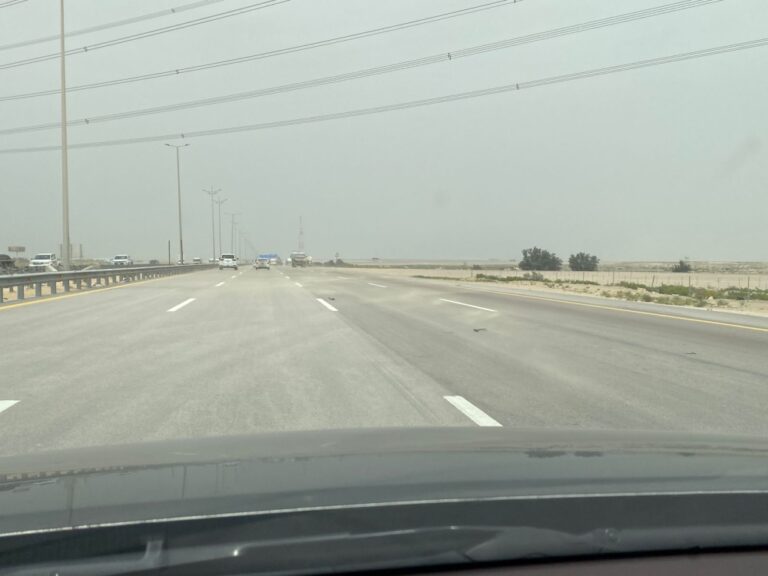 صور|-نشاط-الرياح-المثيرة-للأتربة-يخفّض-الرؤية-على-طريق-الأحساء-–-الدمام