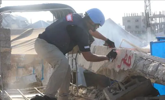 في-غزة،-الإجراءات-المتعلقة-بالألغام-تهيئ-ظروفا-أكثر-أمانا-للعمليات-الإنسانية