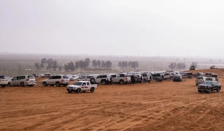 زخات-المطر-ترسم-مناظر-ساحرة-في-القصيم-وتحفز-الأهالي-للخروج-إلى-المتنزهات