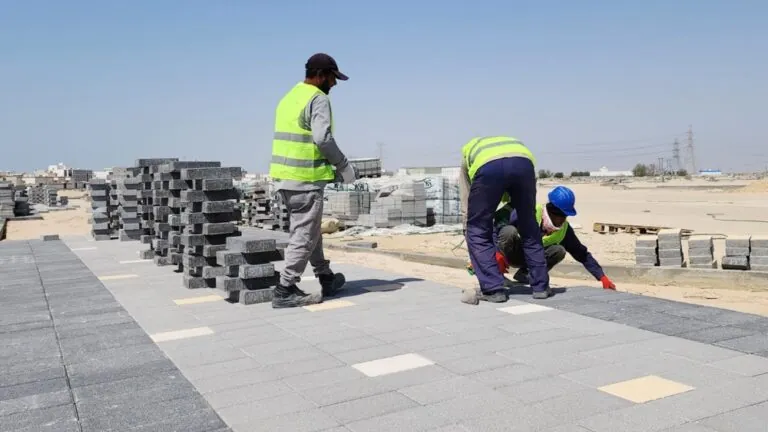 بنسبة-إنجاز-43%.-استمرار-أعمال-تنفيذ-حديقة-حي-السلام-في-الخفجي