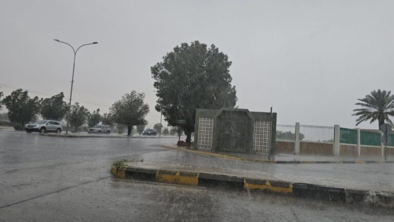 طقس-الشرقية.-أمطار-متباينة-الشدة-على-محافظة-الجبيل