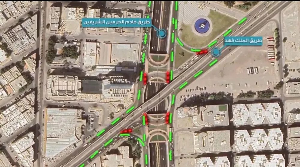الجمعة.-إغلاق-جزئي-بدوار-خادم-الحرمين-بالخُبر-لأعمال-الصيانة