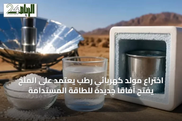 اختراع مولد كهربائي رطب يعتمد على الملح يفتح آفاقًا جديدة للطاقة المستدامة