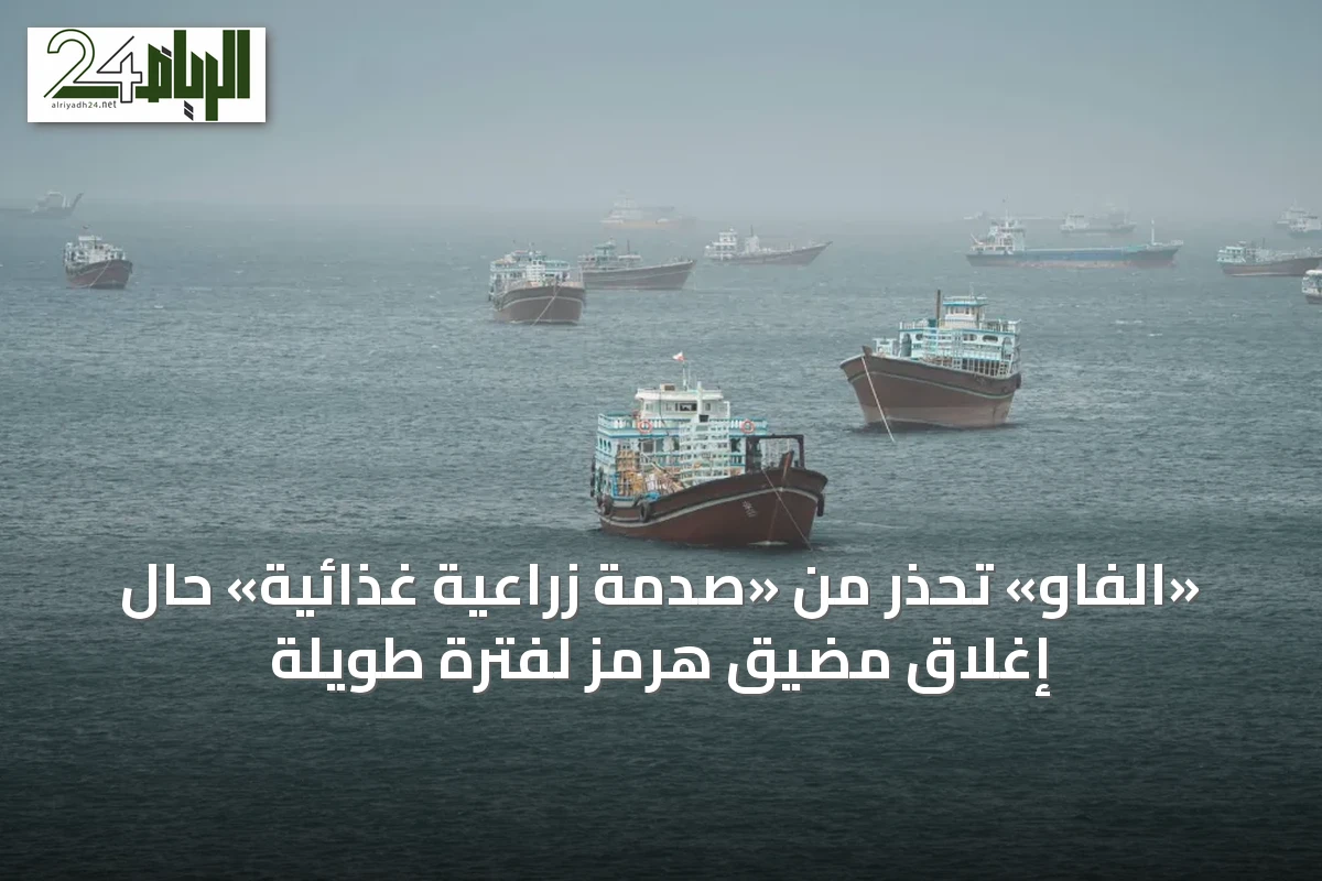 «الفاو» تحذر من «صدمة زراعية غذائية» حال إغلاق مضيق هرمز لفترة طويلة
