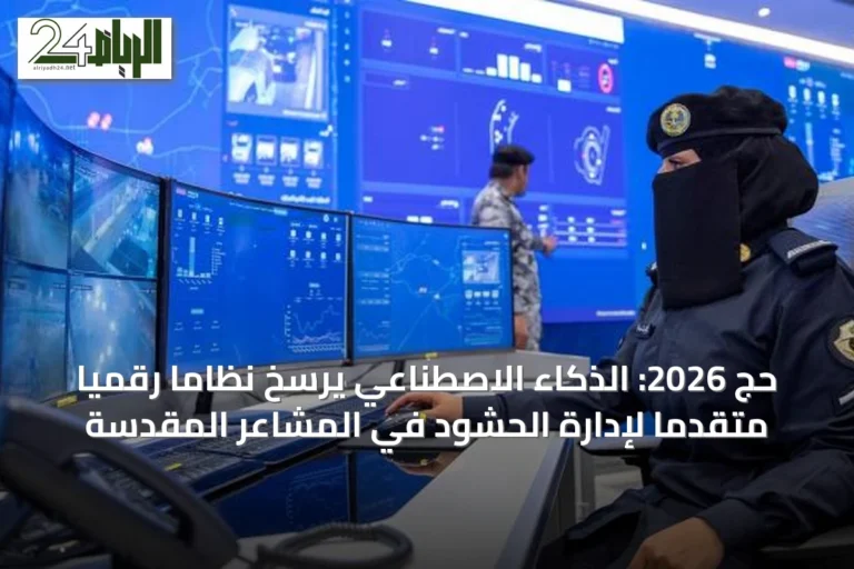 حج 2026: الذكاء الاصطناعي يرسخ نظاماً رقمياً متقدماً لإدارة الحشود في المشاعر المقدسة
