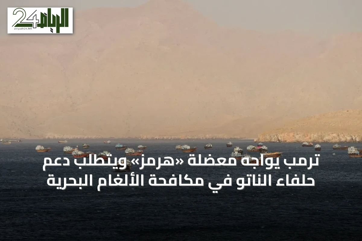 ترمب يواجه معضلة «هرمز» ويتطلب دعم حلفاء الناتو في مكافحة الألغام البحرية