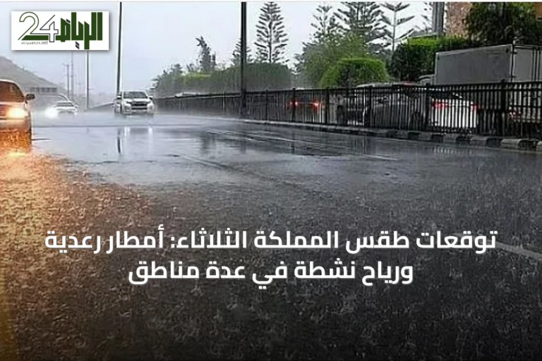 توقعات طقس المملكة الثلاثاء: أمطار رعدية ورياح نشطة في عدة مناطق