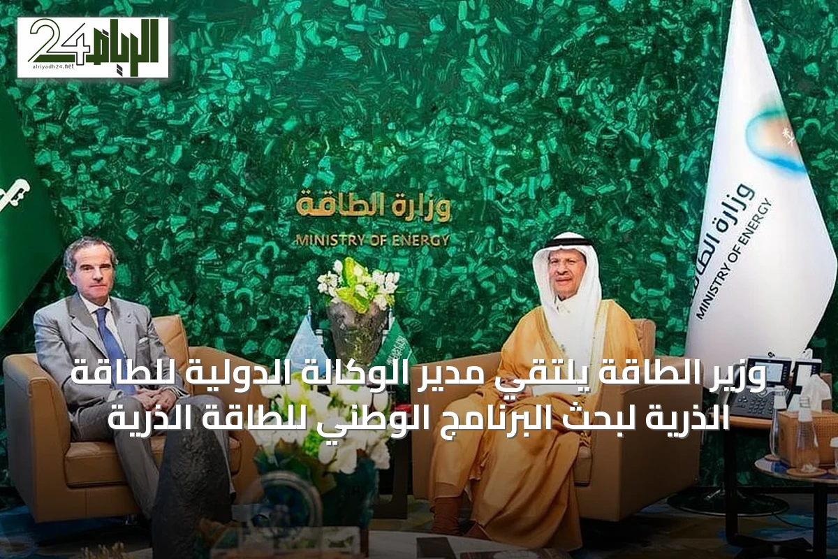 وزير الطاقة يلتقي مدير الوكالة الدولية للطاقة الذرية لبحث البرنامج الوطني للطاقة الذرية