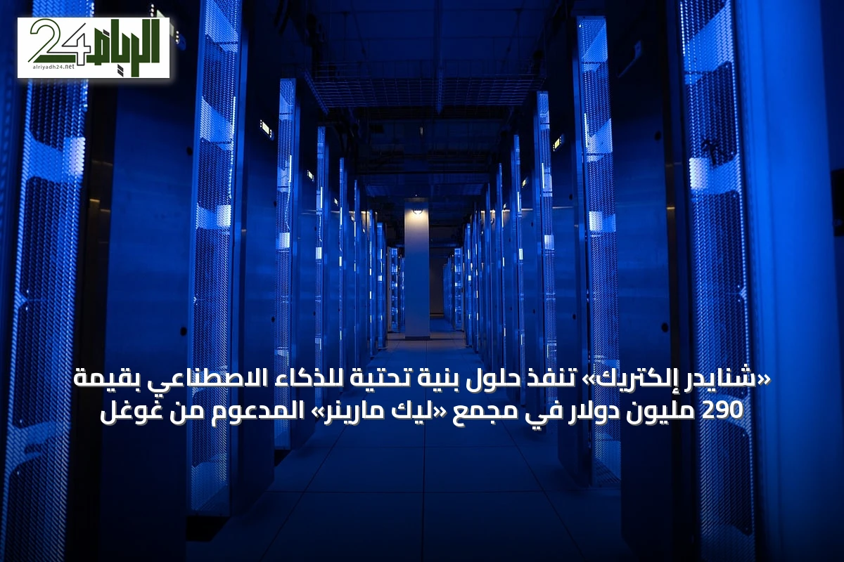«شنايدر إلكتريك» تنفذ حلول بنية تحتية للذكاء الاصطناعي بقيمة 290 مليون دولار في مجمع «ليك مارينر» المدعوم من غوغل