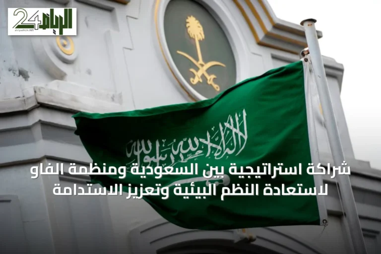 شراكة استراتيجية بين السعودية ومنظمة الفاو لاستعادة النظم البيئية وتعزيز الاستدامة