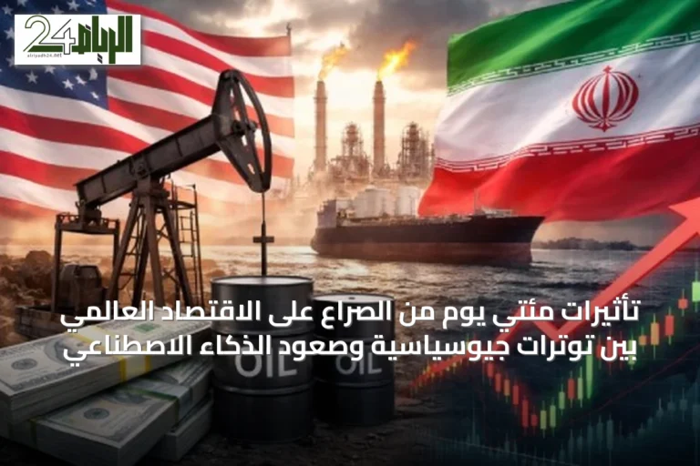 تأثيرات مئتي يوم من الصراع على الاقتصاد العالمي بين توترات جيوسياسية وصعود الذكاء الاصطناعي