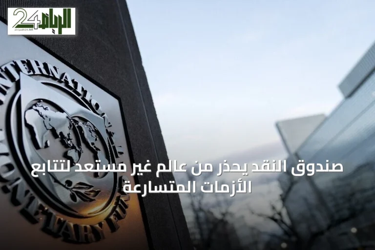 صندوق النقد يحذر من عالم غير مستعد لتتابع الأزمات المتسارعة