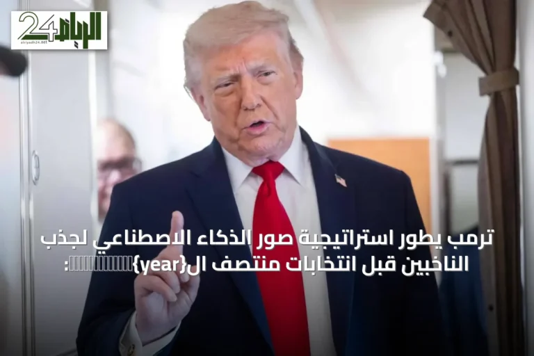 ترمب يطوّر استراتيجية صور الذكاء الاصطناعي لجذب الناخبين قبل انتخابات منتصف ال{year}: