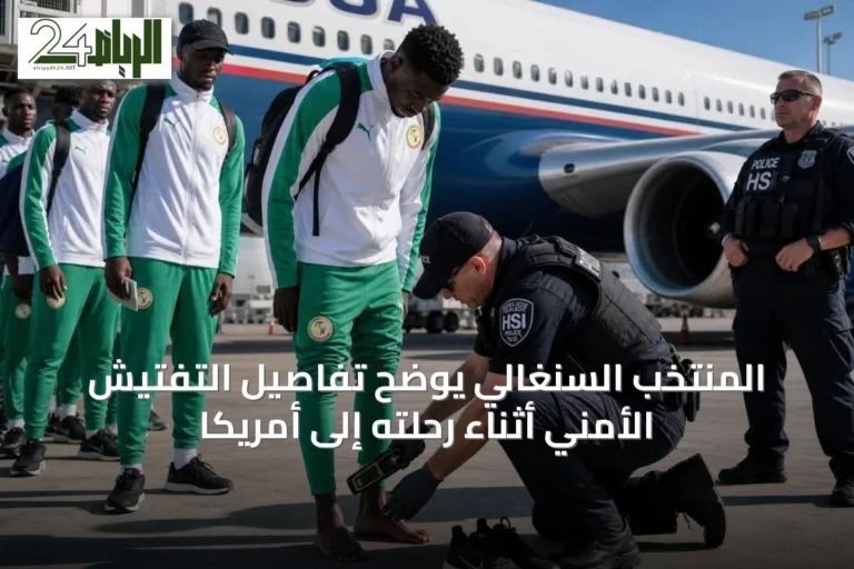 المنتخب السنغالي يوضح تفاصيل التفتيش الأمني أثناء رحلته إلى أمريكا