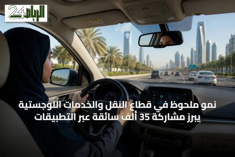نمو ملحوظ في قطاع النقل والخدمات اللوجستية يبرز مشاركة 35 ألف سائقّة عبر التطبيقات