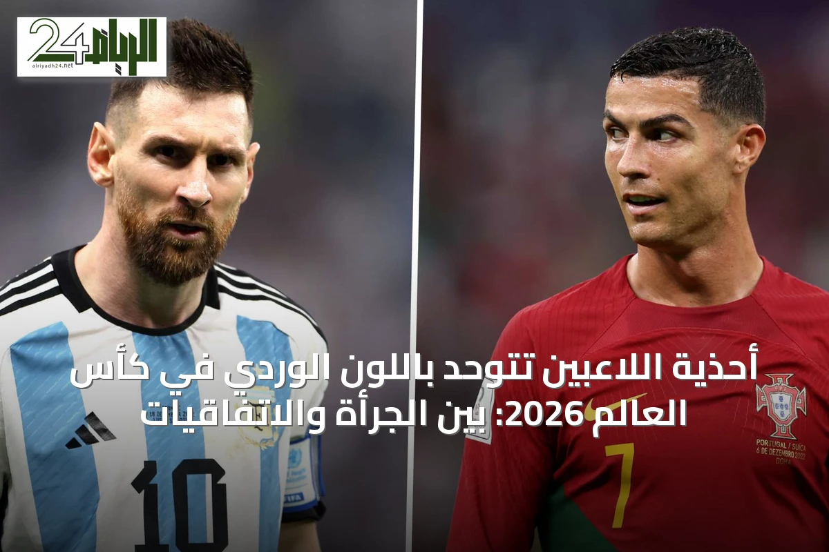 أحذية اللاعبين تتوحد باللون الوردي في كأس العالم 2026: بين الجرأة والاتفاقيات