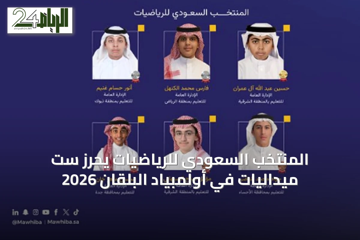 المنتخب السعودي للرياضيات يحرز ست ميداليات في أولمبياد البلقان 2026