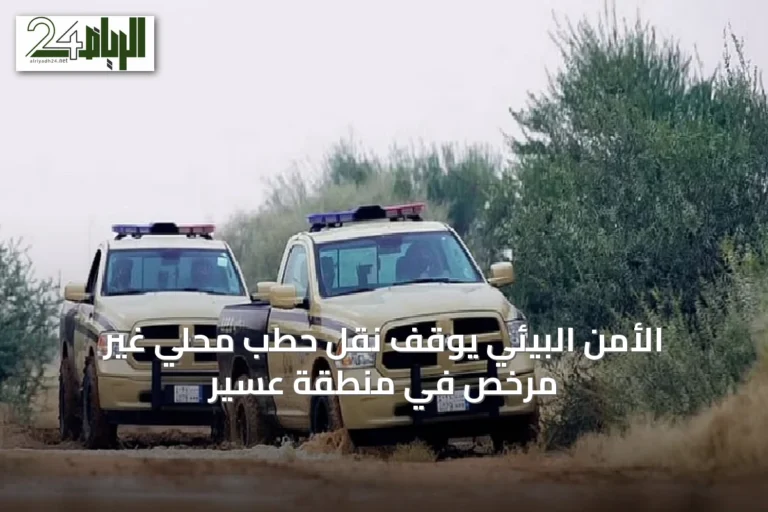الأمن البيئي يوقف نقل حطب محلي غير مرخص في منطقة عسير