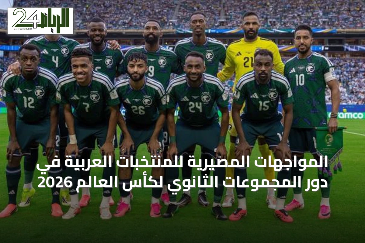 المواجهات المصيرية للمنتخبات العربية في دور المجموعات الثانوي لكأس العالم 2026