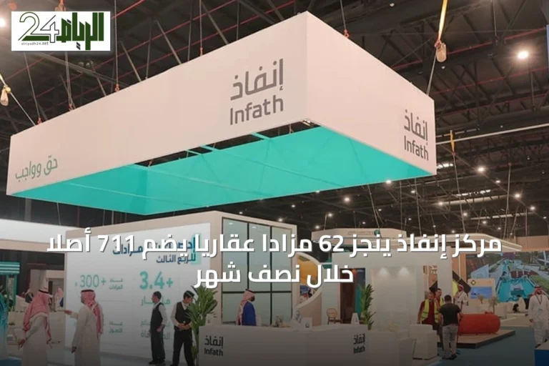 مركز إنفاذ ينجز 62 مزادًا عقاريًا يضم 711 أصلًا خلال نصف شهر