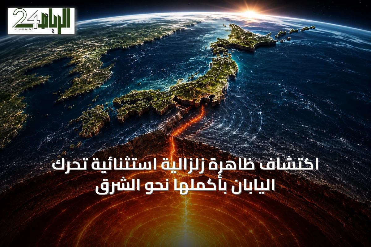 اكتشاف ظاهرة زلزالية استثنائية تحرك اليابان بأكملها نحو الشرق