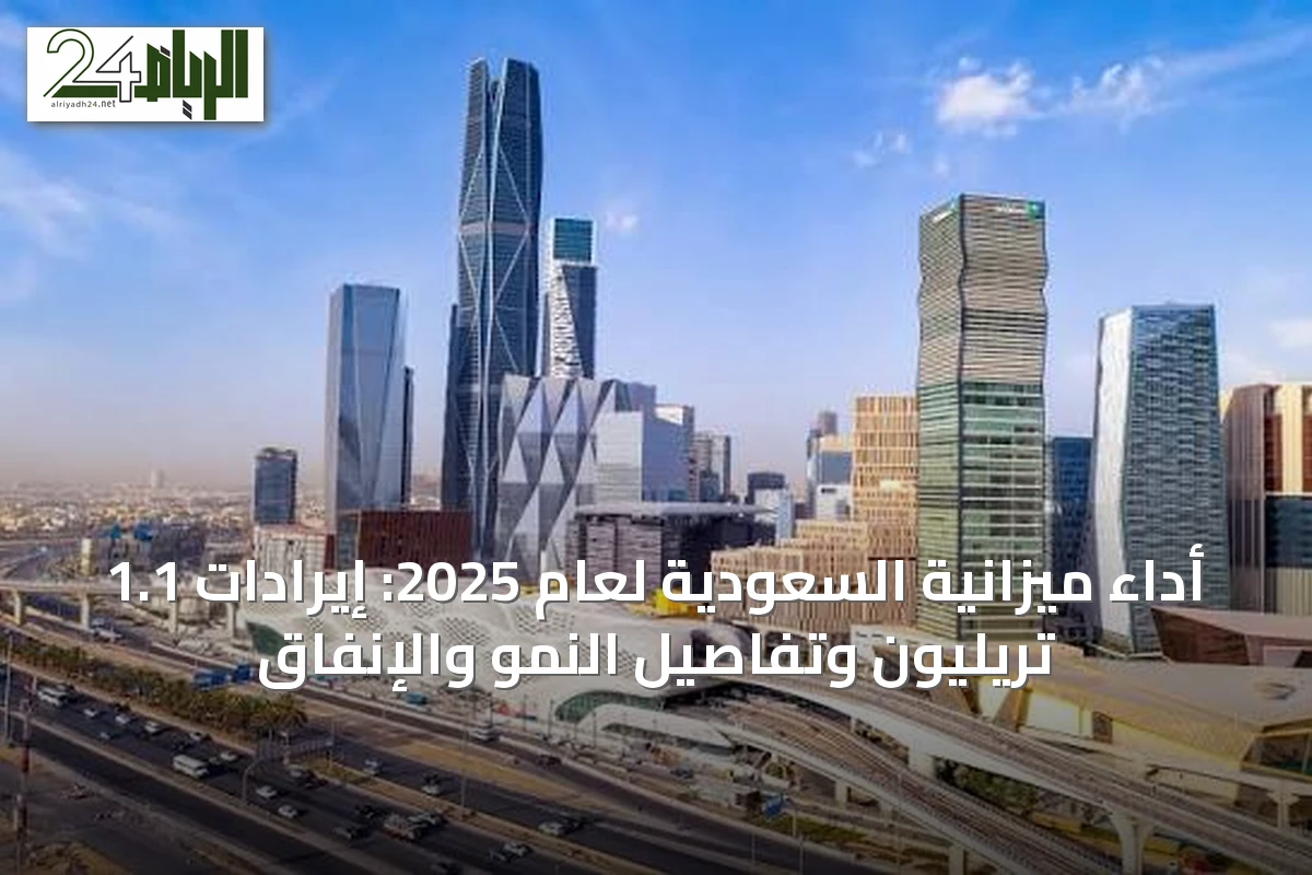 أداء ميزانية السعودية لعام 2025: إيرادات 1.1 تريليون وتفاصيل النمو والإنفاق