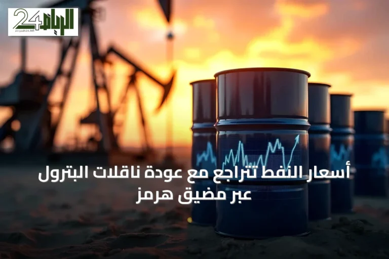 أسعار النفط تتراجع مع عودة ناقلات البترول عبر مضيق هرمز