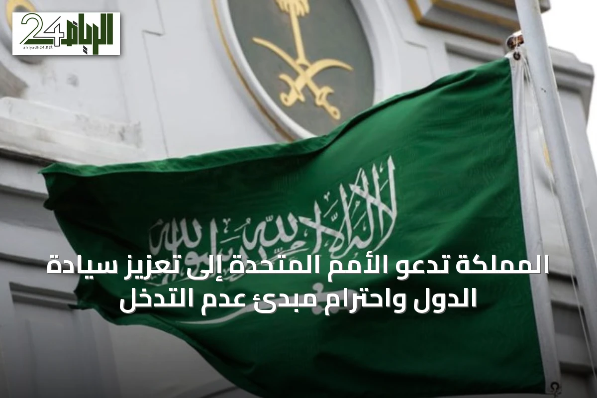 المملكة تدعو الأمم المتحدة إلى تعزيز سيادة الدول واحترام مبدئ عدم التدخل