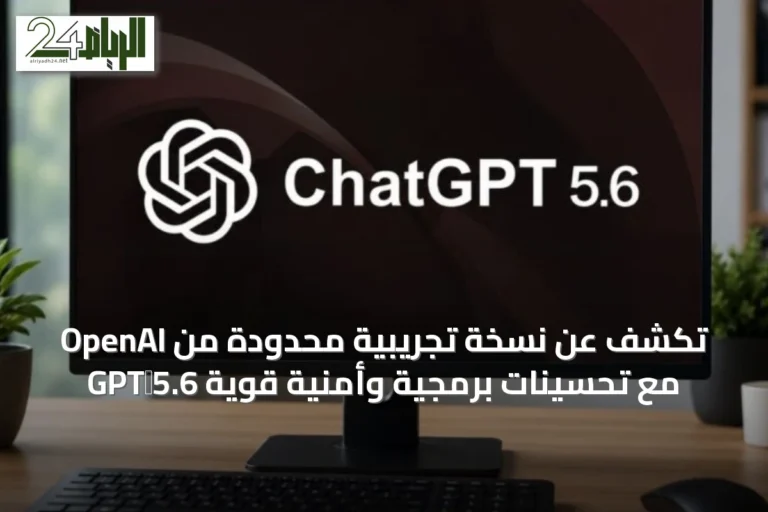 OpenAI تكشف عن نسخة تجريبية محدودة من GPT‑5.6 مع تحسينات برمجية وأمنية قوية