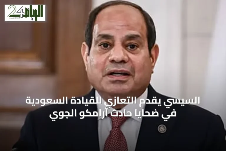 السيسي يقدّم التعازي للقيادة السعودية في ضحايا حادث أرامكو الجوي