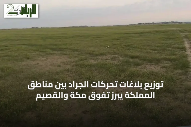 توزيع بلاغات تحركات الجراد بين مناطق المملكة يبرز تفوق مكة والقصيم