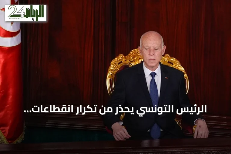 الرئيس التونسي يحذر من تكرار انقطاعات الكهرباء ويتعهد بمحاسبة المقصرين
