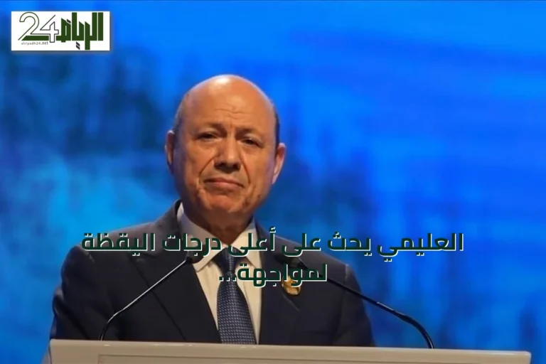 العليمي يحث على أعلى درجات اليقظة لمواجهة تصعيد الحوثيين في اليمن
