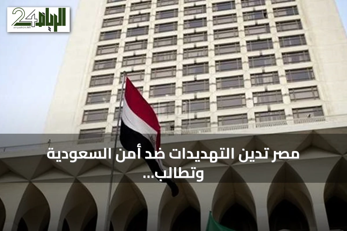 مصر تدين التهديدات ضد أمن السعودية وتطالب بوحدة دولية لحماية الملاحة